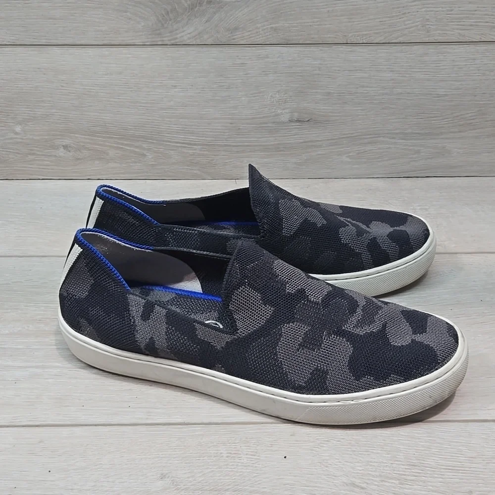 Rothy's Women Camouflage Slip-On Sneakers Loafers Shoes Sz 8.5